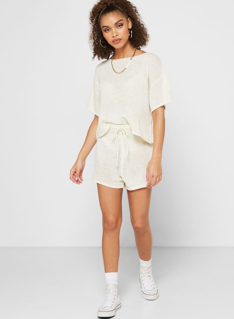 Cotton On Knitted Mini Shorts - Image 4