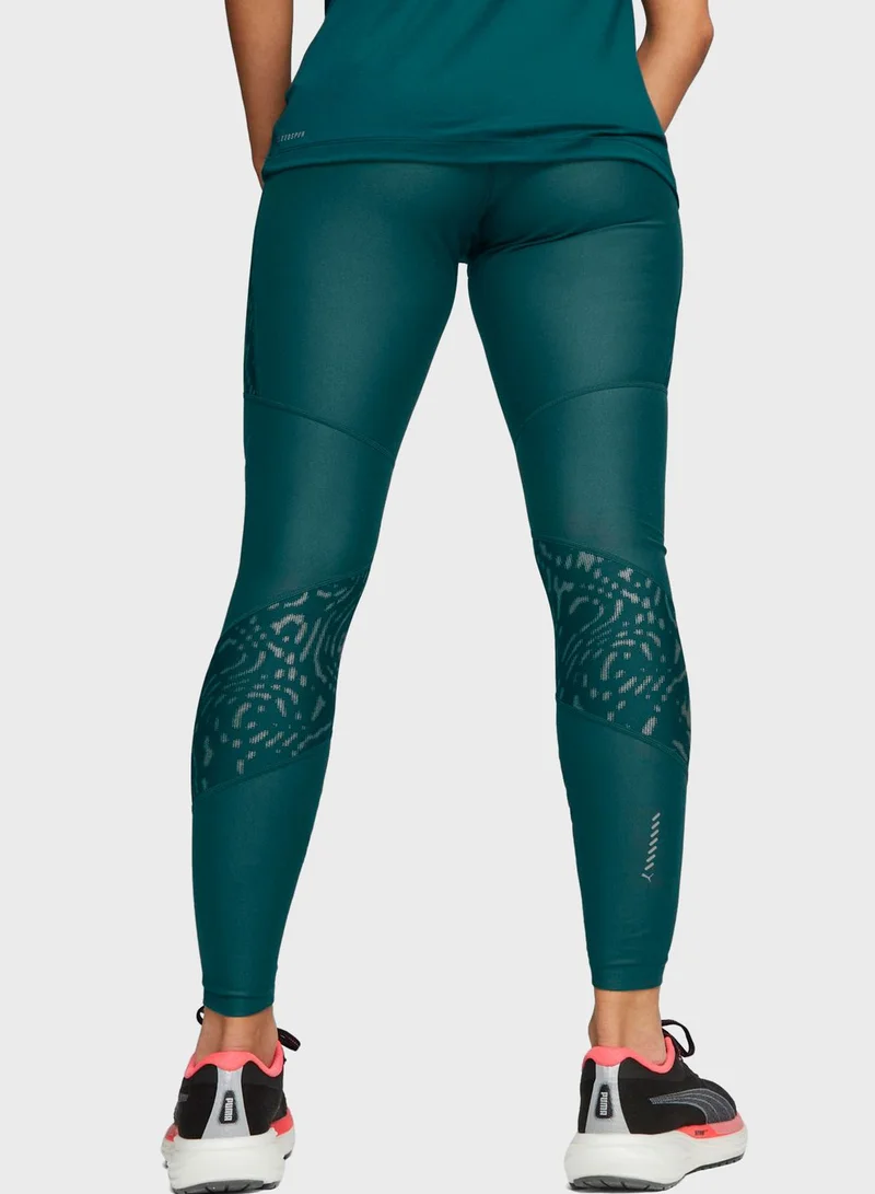 PUMA Ultraform Run Aop Brushed High Waist Tights