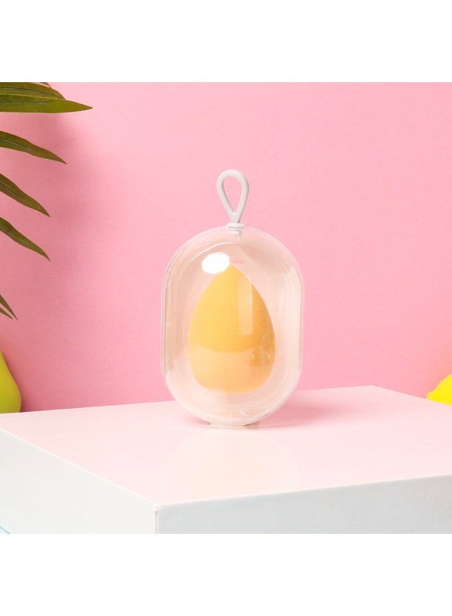 Space Capsule Beauty Blender Set - Reusable Makeup Sponge & Sealable Storage Case, Wet/Dry Dual-Use Cosmetic Puff for Foundation, Concealer, Powder - Image 2