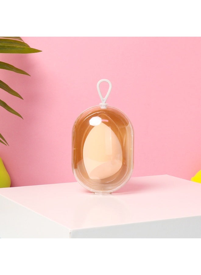 Space Capsule Beauty Blender Set - Reusable Makeup Sponge & Sealable Storage Case, Wet/Dry Dual-Use Cosmetic Puff for Foundation, Concealer, Powder - Image 3