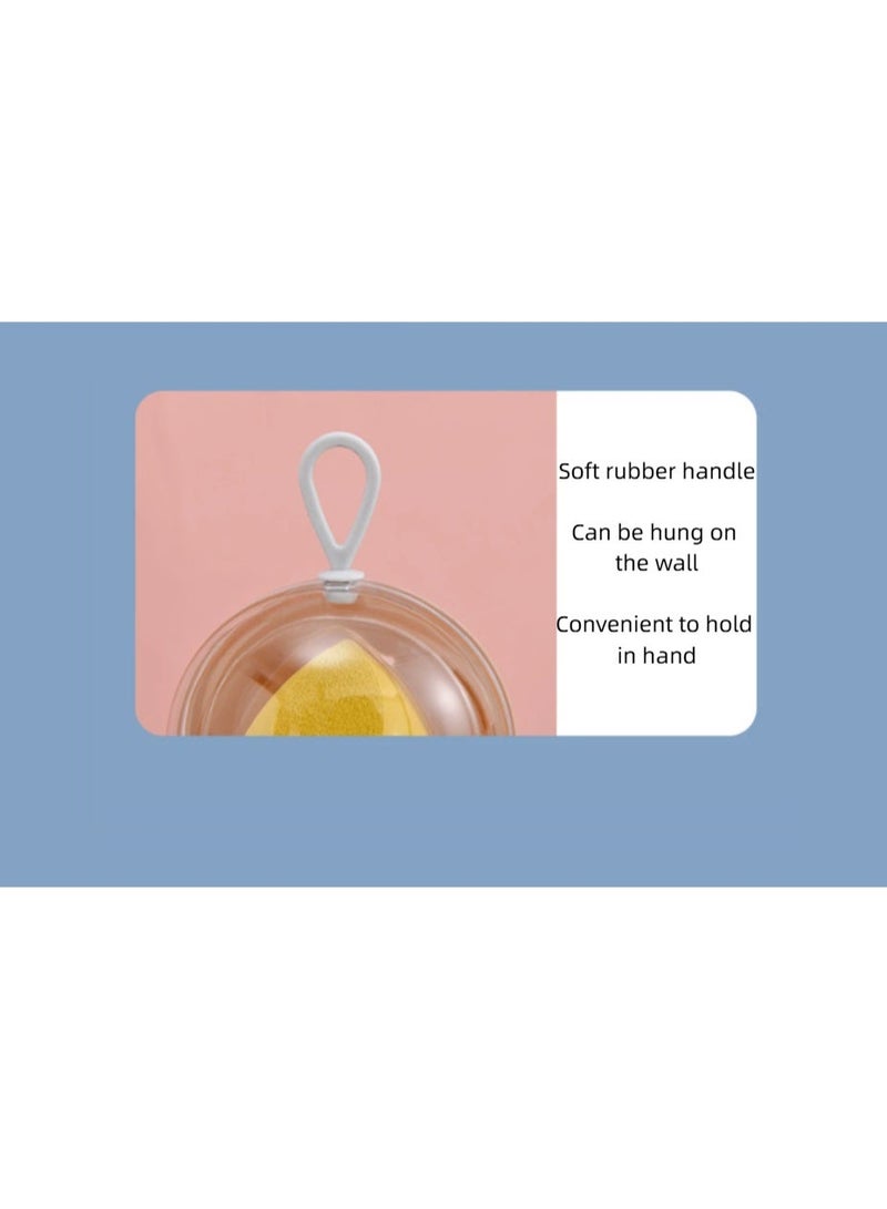 Space Capsule Beauty Blender Set - Reusable Makeup Sponge & Sealable Storage Case, Wet/Dry Dual-Use Cosmetic Puff for Foundation, Concealer, Powder - Image 5