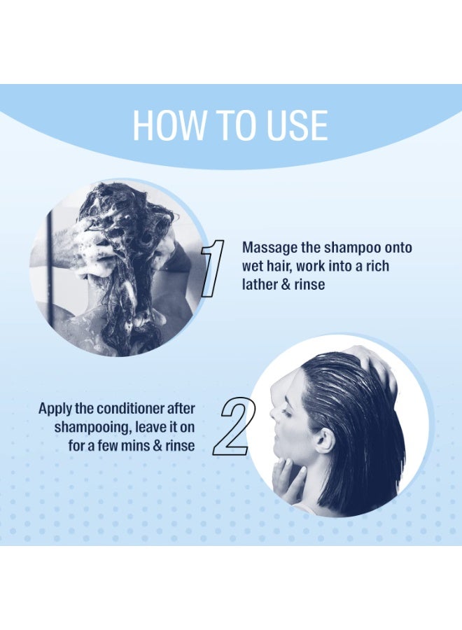 أراتا ثنائي مضاد للقشرة للشعر العادي إلى الدهني | شامبو مضاد للقشرة (200 مل) وبلسم (200 مل) | يزيل القشرة من الغسلة الأولى | يرطب الشعر - Image 4