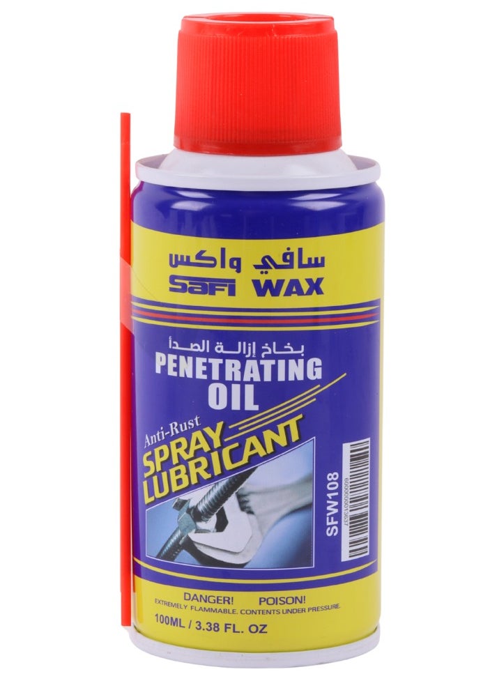 Safi WAX Anti-Rust Spray, Maximum Protection Against Corrosion And Rust For Metal Surfaces. Provides Long-Lasting Protection. 100 Ml  - Image 1