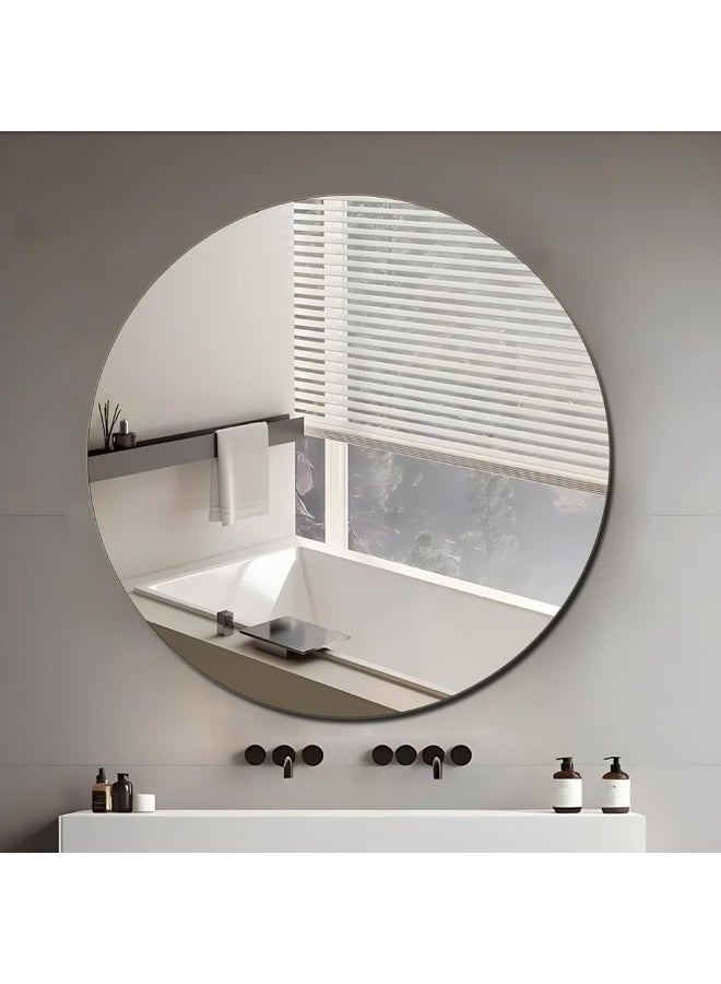 TPGP Acrylic Mirror for Walls, HD Large Bathroom Mirror Stickers Wall-Mounted Unbreakable shatterproof Mirrors for Make Up Vanity Baby Room Frameless Mirror Living Room Bedroom Decor Decoration  - Image 3