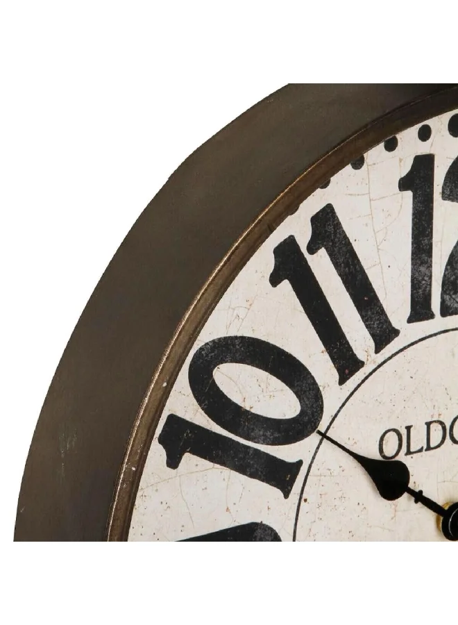 atmosphera Dave Key Design Metal Analog Wall Clock Bronze 101 x 39 cm 146030A