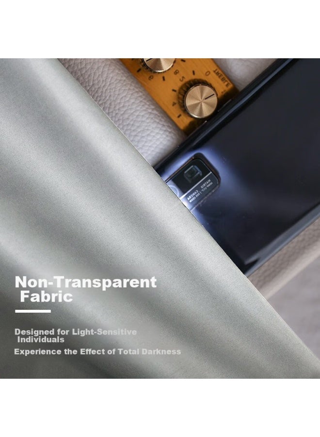 Mingju Fabric Blackout Thickened Curtains, Sun-blocking, Hook-style, 2.0m Wide * 2.7m High, 1 Panel - Image 4