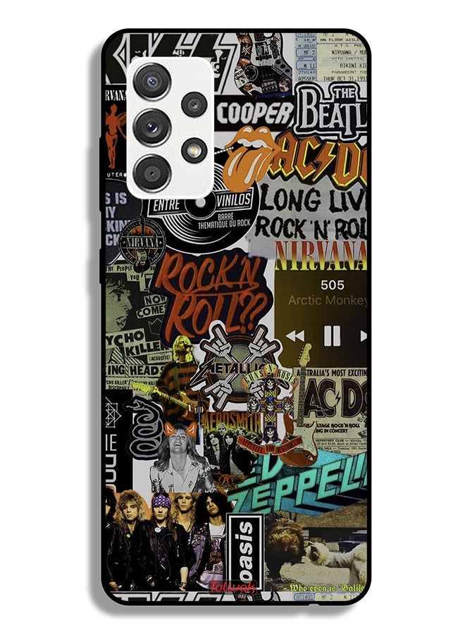 Tolwak Samsung Galaxy M32 5G Protective Case Cover Long Live Rock N Roll - Image 1