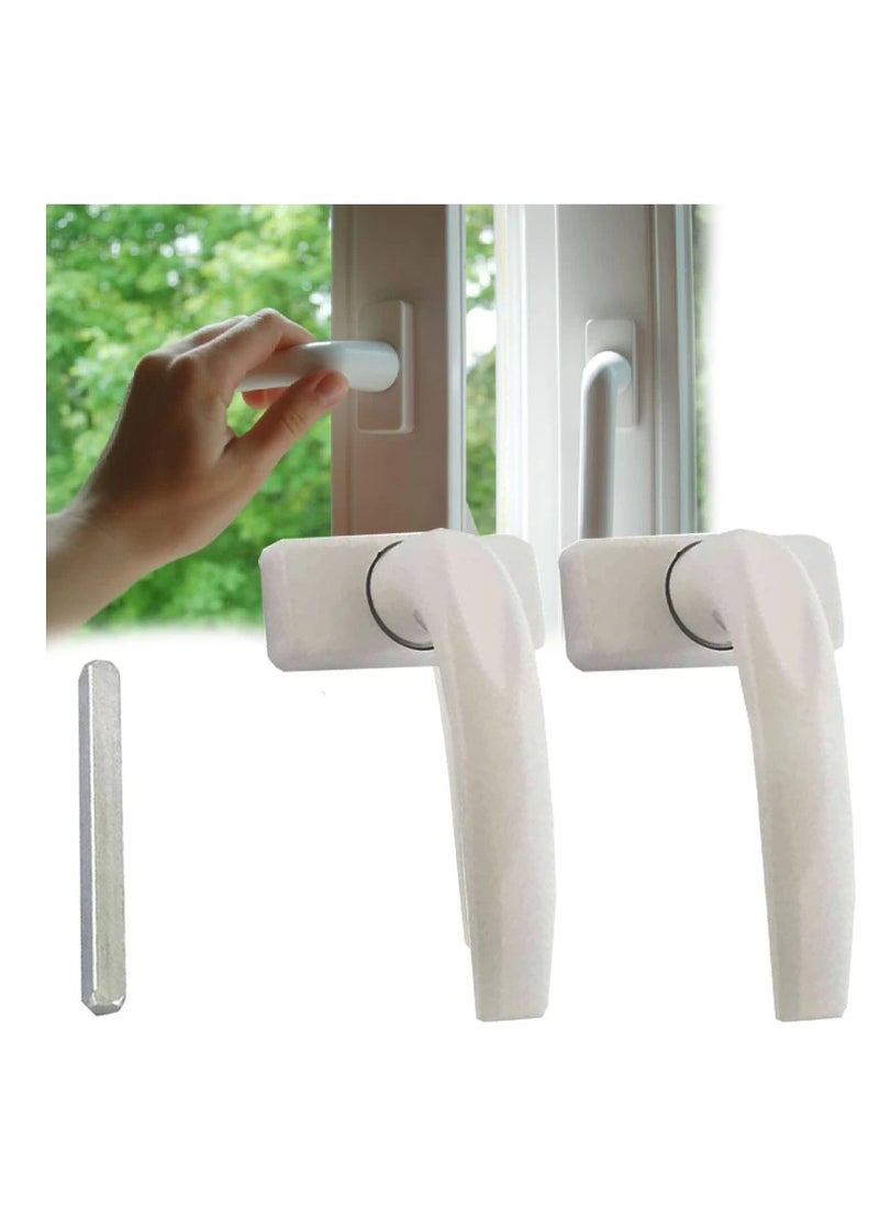 ABBASALI Aluminium Door Handle With Lock 20mm With 3keys  - Image 2