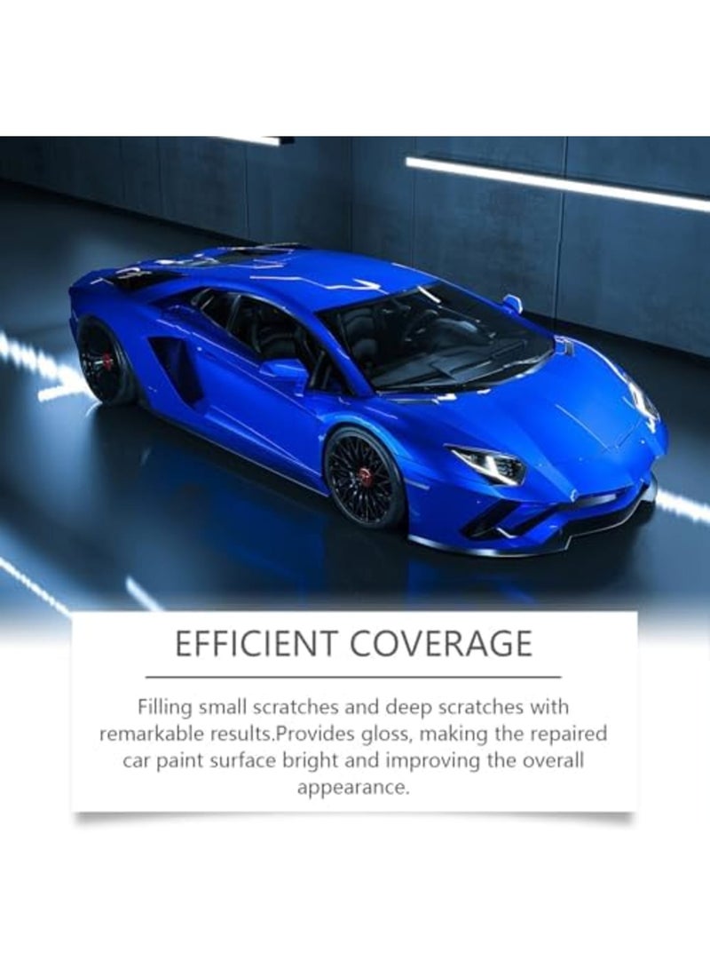 SYOSI Car Scratch Repair Pen - Paint Touch Up Pen for Cars, Quick Drying Scratch Remover with Precision Brush & Nib, Universal Color Matching for Most Vehicles - Essential Auto Paint Repair Kit (White) - Image 3