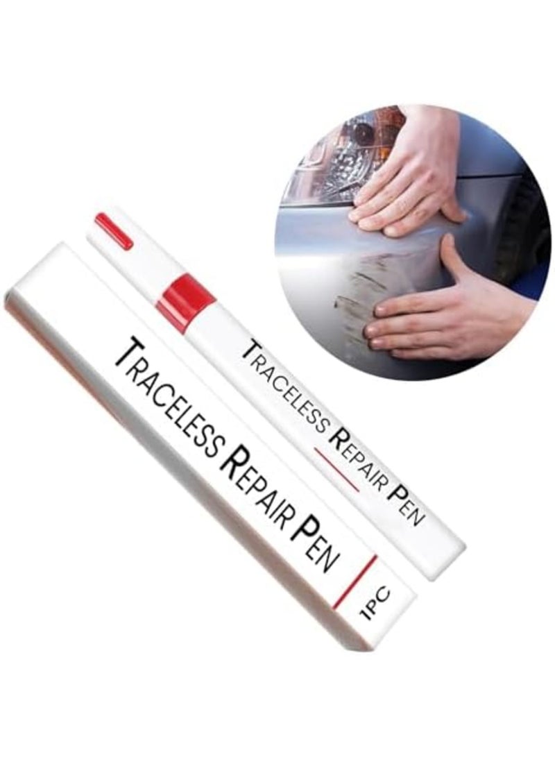 SYOSI Car Scratch Repair Pen - Paint Touch Up Pen for Cars, Quick Drying Scratch Remover with Precision Brush & Nib, Universal Color Matching for Most Vehicles - Essential Auto Paint Repair Kit (White) - Image 5