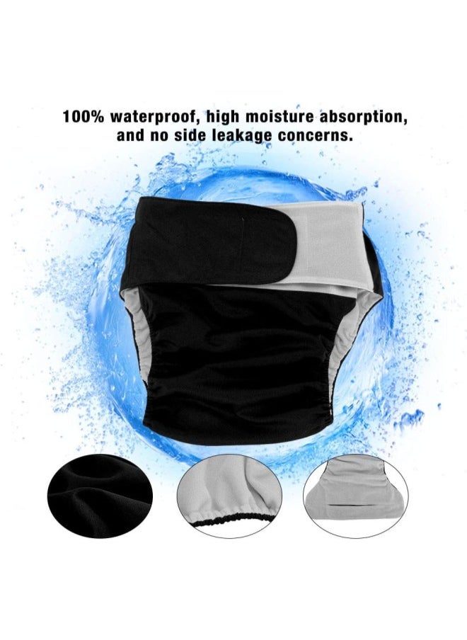 klarako Diapers for Adults, 1pc Diapers Adjustable Cloth Diaper Covers Washable and Reusable for Elderly Incontinence Anti-Leakage Panties  - Image 3