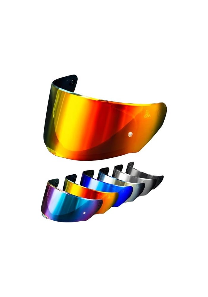PSLER Assault Rapid Stream Outer Helmet Visor Motorcycle Helmet Face Shield Accessories Replacement for Assault Rapid Stream Outer FF320 FF353 FF328 FF800Deep Red - Image 1