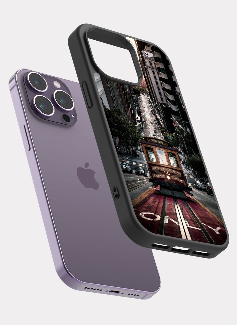 PXLAAT iPhone 14 Pro Max case cover San Francisco Cable Car - Image 2