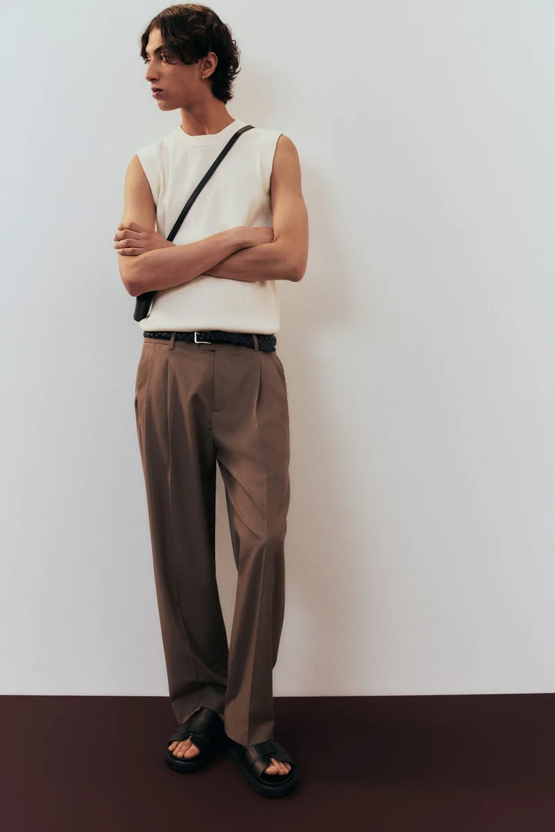 H&M Regular Fit Ribbed sweater vest