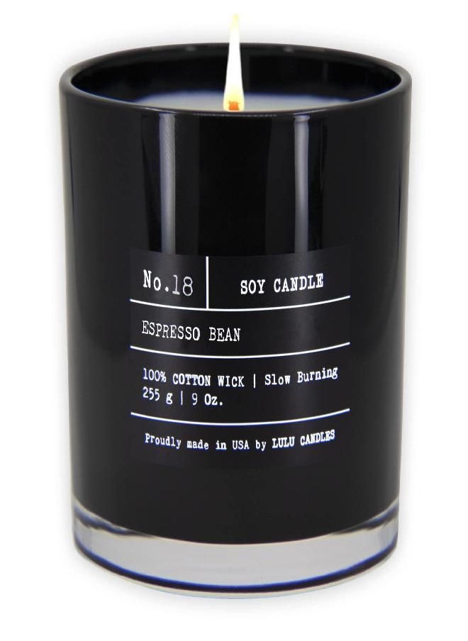 Lulu Candles - Lulu Candles | Espresso Bean | Luxury Scented Soy Jar Candle | Hand Poured in The USA | Highly Scented & Long Lasting- 9 Oz. - Image 1