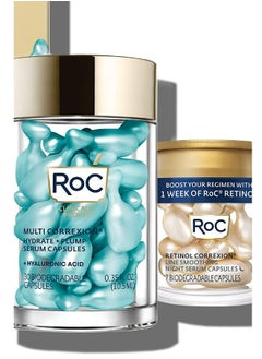 RoC Multi Correxion Hyaluronic Acid Night Serum Capsules 30 CT & RoC Retinol Capsules 7 CT