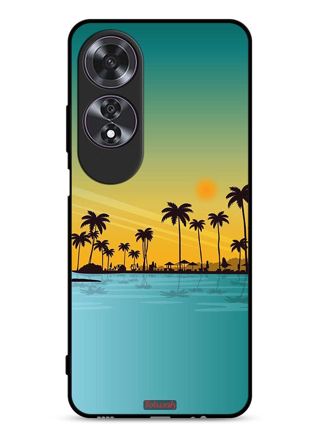 Tolwak Oppo A60 Protective Case Cover Scenery Abstract Art - Image 1