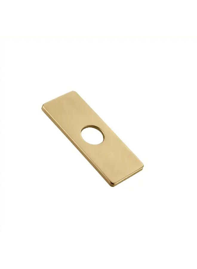 2Pcs Brushed Golden Base Plates 6 Inch Decorative for Kitchen Faucets Bathroom Fixtures - Image 3