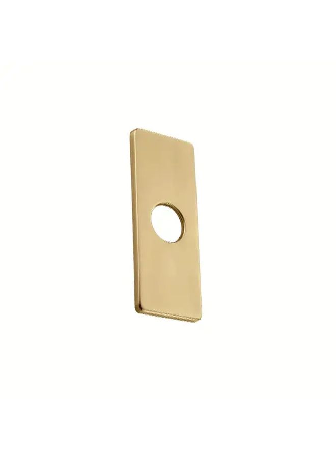 2Pcs Brushed Golden Base Plates 6 Inch Decorative for Kitchen Faucets Bathroom Fixtures - Image 5