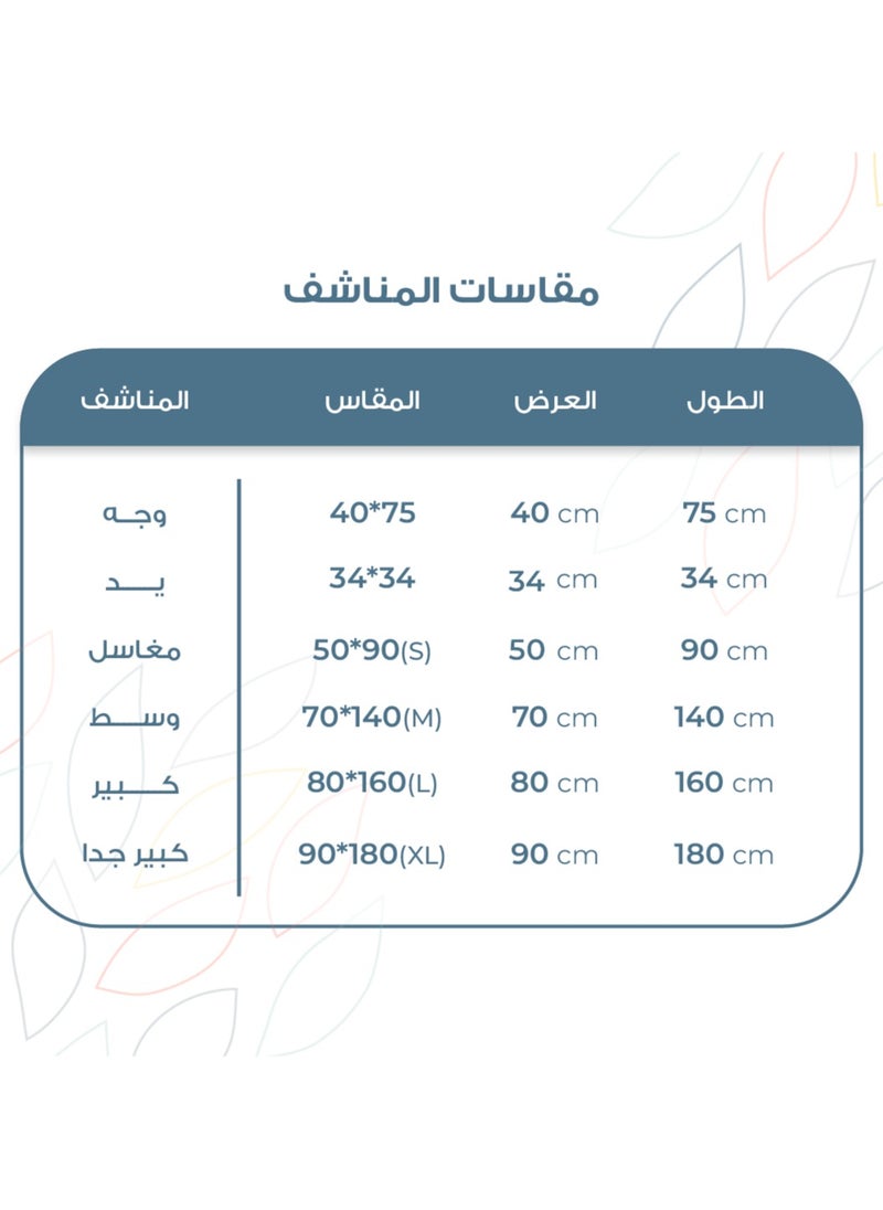 ريفي - ريفي منشفة استحمام موردن وسط بترولي ازرق (140*70 سم) - Image 1