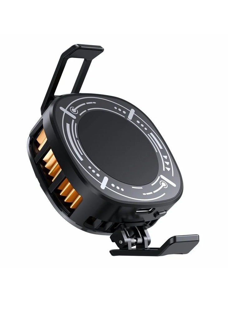 Memo Cx06 Phone Cooler Cooling Fan With Rgb Light Magnetic Frosty Cooler Cooling Fan For Mobile Phone - Image 3