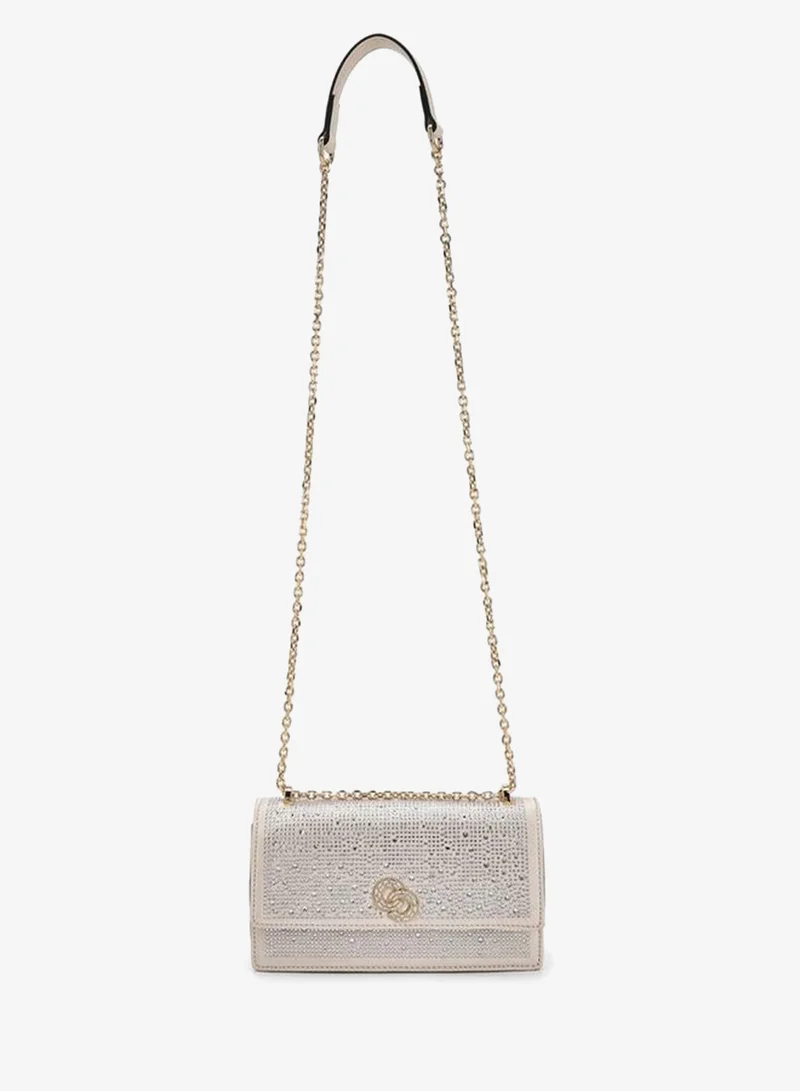 Celeste Embellished Crossbody Bag With Chain Strap Ramadan Collections