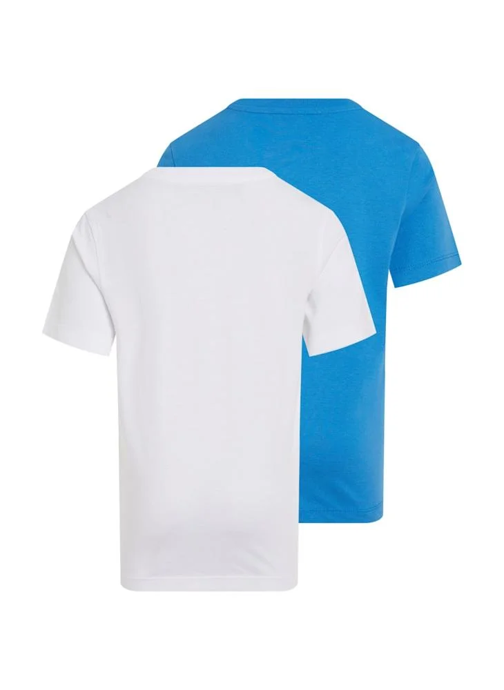 كالفن كلاين جينز Kids 2 Pack Color Block Crew Neck T-Shirt