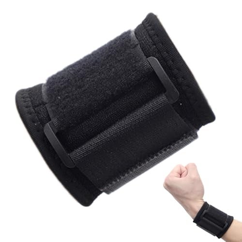 Homeaura® Tennis Elbow Support Band for Men and Women | Adjustable Wrist Brace with Compression Pad for Tendonitis Pain Relief | Elbow Wrist Support for Golf Sports Gym Workout (Black) - Image 1