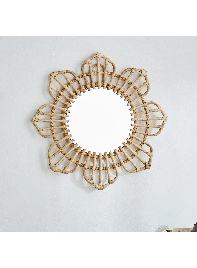 Home Box Boho Bliss Floral Decorative Mirror 44 x 44 x 4 cm