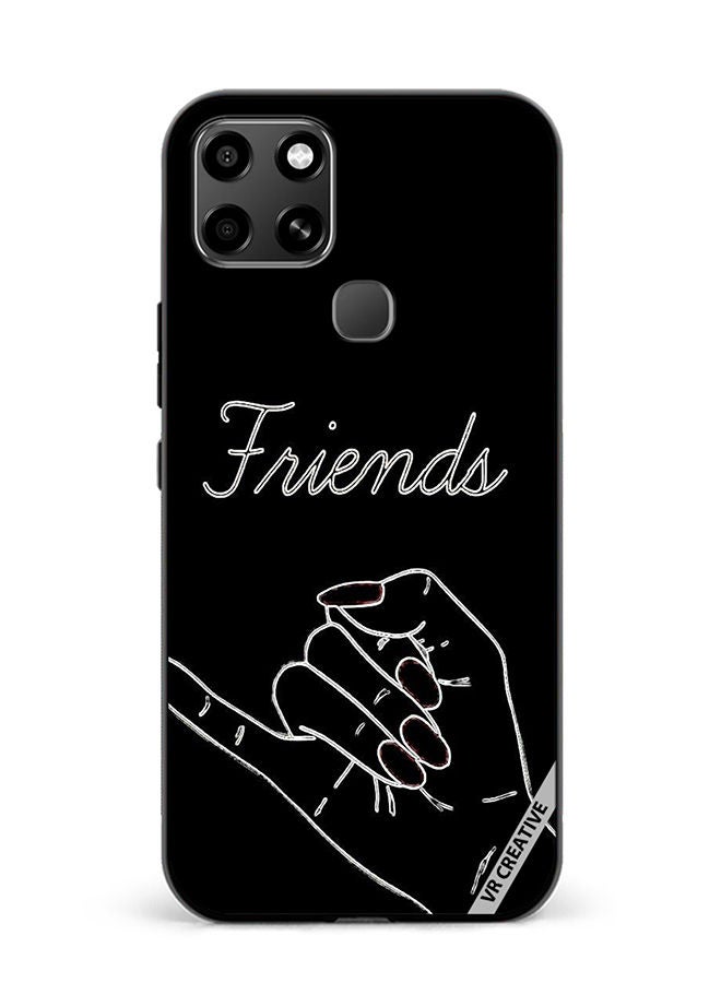 VR CREATIVE Protective Case Cover For Infinix Smart 6 Friend Design Multicolour - Image 1