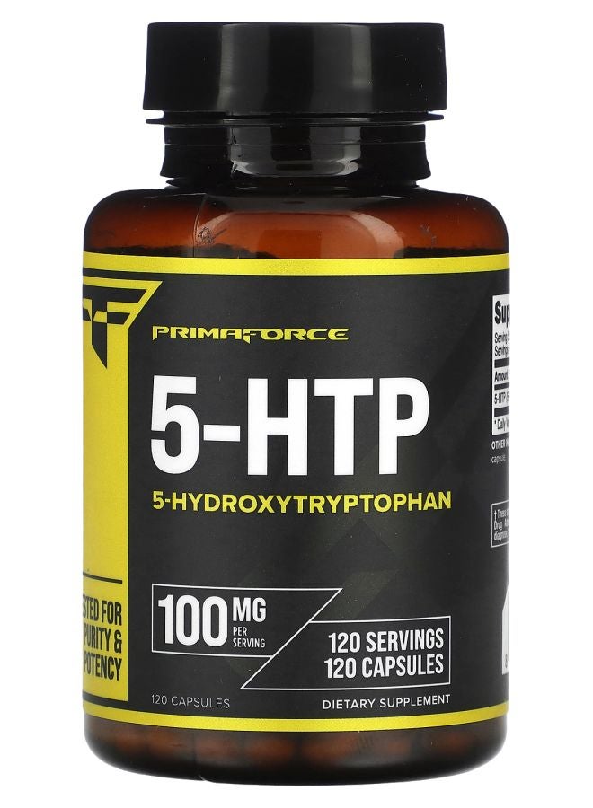 Primaforce 5-HTP 100 mg 120 Capsules - Image 1