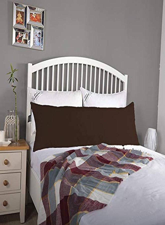 DADDY COOL وسادة دادي كول فائقة النعومة لدعم الجسم - وسادة الحمل والولادة - دعم النوم على الجانب للنساء الحوامل - وسادة مريحة لكامل الجسم - 18 × 50 بوصة، عبوة من قطعة واحدة (بني) - Image 4