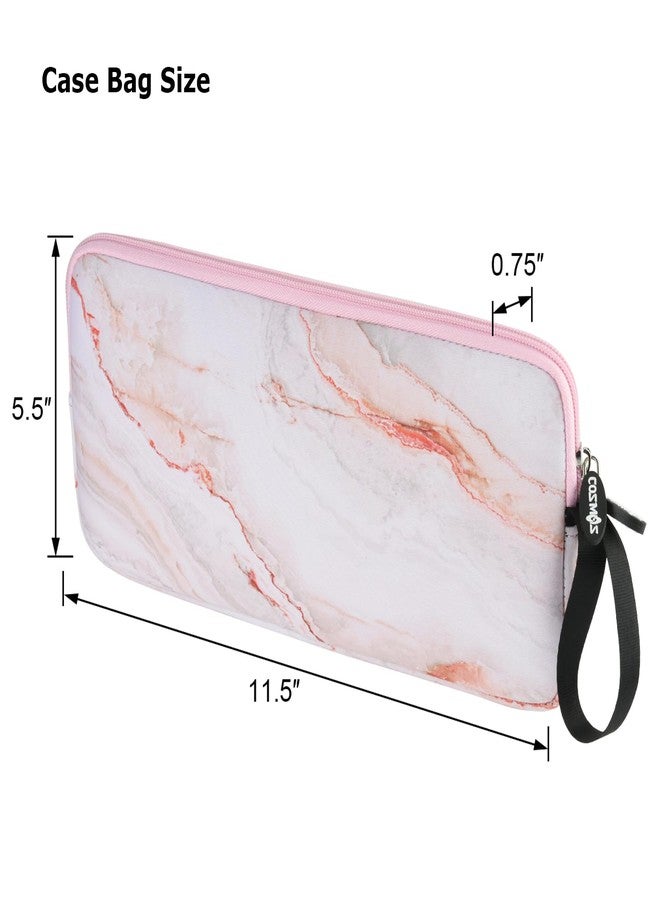 CM Neoprene Carrying Keyboard Sleeve Case Bag Protection Pouch Compatible with Magic Keyboard 1 & 2, Wireless Keyboard, Magic Mouse, Magic Trackpad and Wireless Trackpad (Pink Marble Pattern) - Image 2