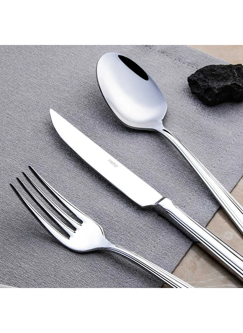 نهر Katre Plain 89 Piece Cutlery Set