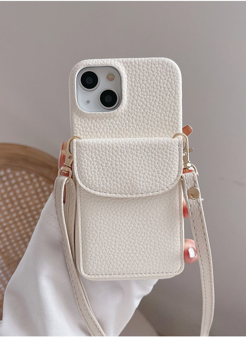 Suteni - Back Cover Card Slots Leather Phone Case for iPhone - Image 1