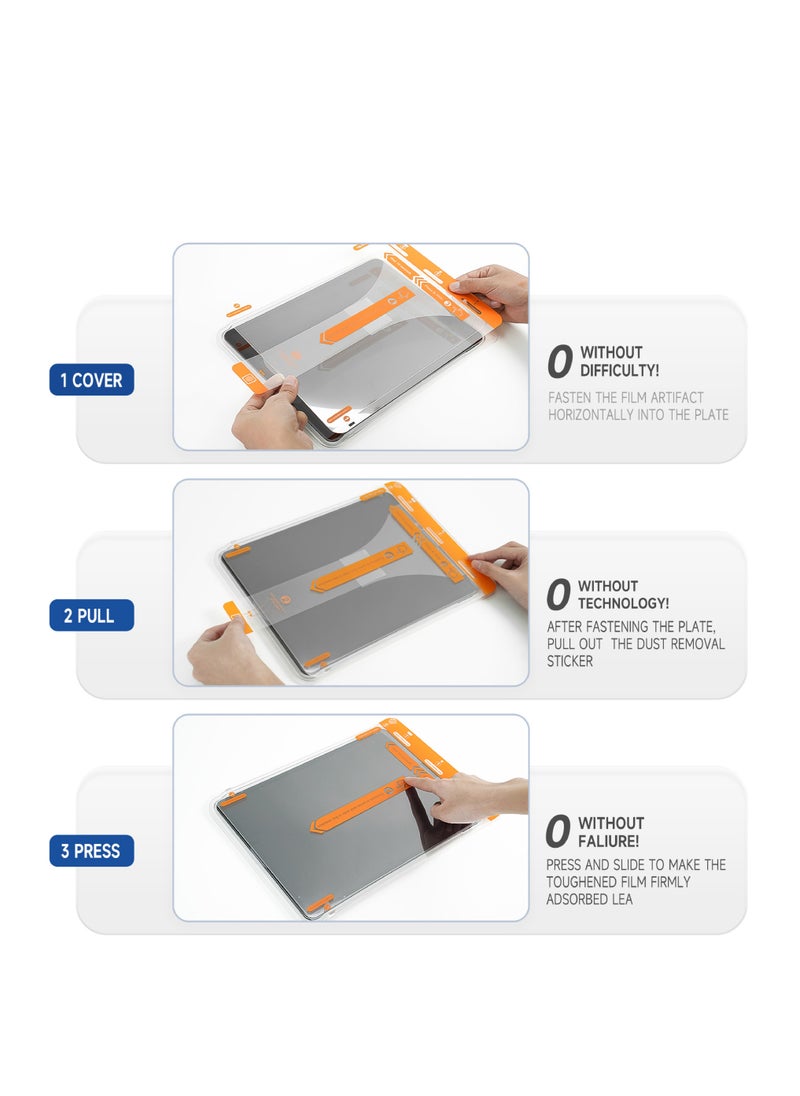 Screen Protector For Apple Ipad 10.9/11 , Made Of Glass And Clear Plus Flexible Film Back Protector (Non-Glass) From X-Wolf, Resistant Shocks And Scratches. It Consists Of Flat Glass That Covers The Entire Front Screen, Comes With A Template That Makes Installation Easy