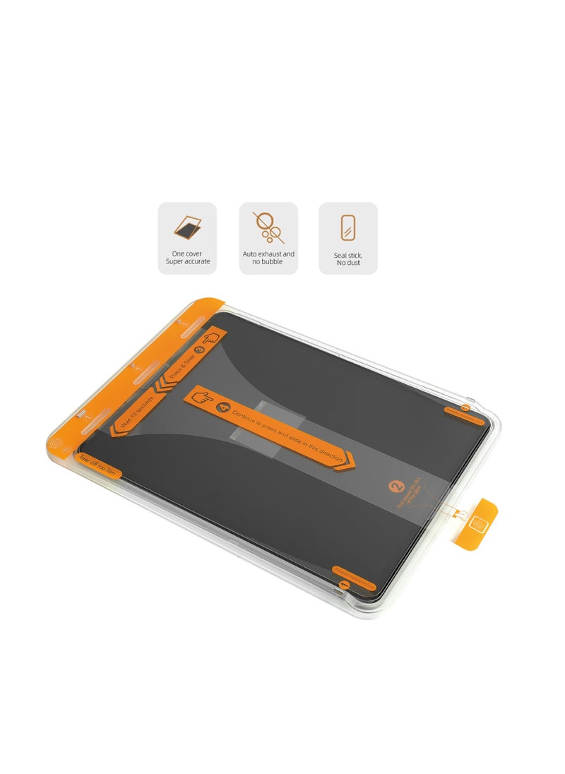 Screen Protector For Apple Ipad 10.9/11 , Made Of Glass And Clear Plus Flexible Film Back Protector (Non-Glass) From X-Wolf, Resistant Shocks And Scratches. It Consists Of Flat Glass That Covers The Entire Front Screen, Comes With A Template That Makes Installation Easy