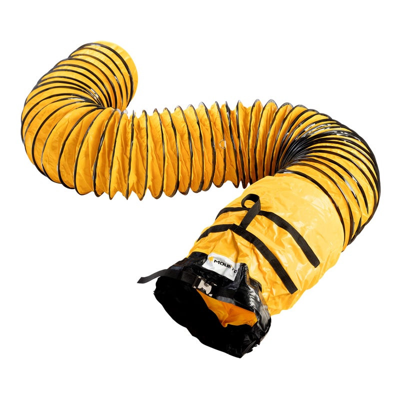 MOUNTO 25FT PVC Flexible Duct Hosing for Exhaust Fan 8inch