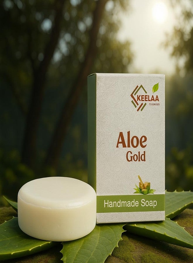 Keelaa Aloe Gold Soap (300GM PACK 0F 3),Natural Herbal Bath Bar,Traditional Wellness Formula - Best ayurvedic Soap - Image 3