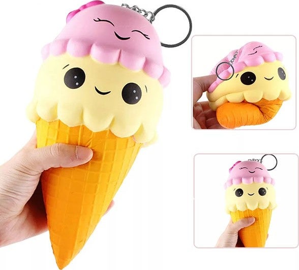Orjiinaldükkan Original Shop Jumbo Slow Rising Scented Ice Cream Squishy Sukushi Sukushi  - Image 1