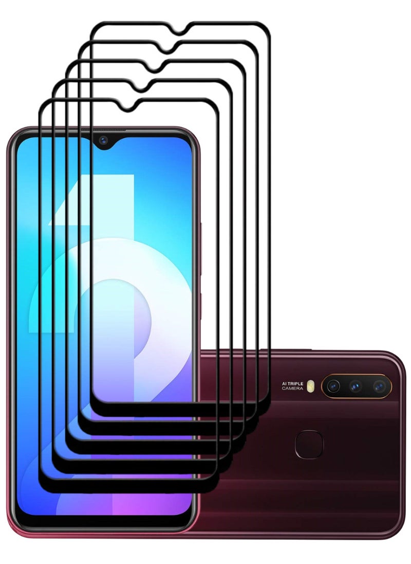 ACLIX 5 Pieces Antistatic ESD Dustproof Premium Quality High Definition Tempered Glass Screen Protector Designed For vivo Y12 - Image 1
