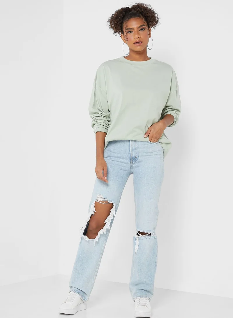 TOPSHOP Crew Neck T-Shirt