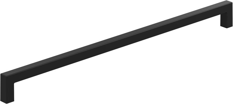 Amerock BP36911FB Matte Black Cabinet Pull 1258 inch 320 mm Center to Center Cabinet Hardware Monument Furniture Hardware Drawer Pull - Image 2