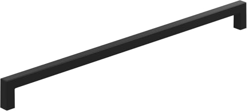 Amerock BP36911FB Matte Black Cabinet Pull 1258 inch 320 mm Center to Center Cabinet Hardware Monument Furniture Hardware Drawer Pull - Image 1