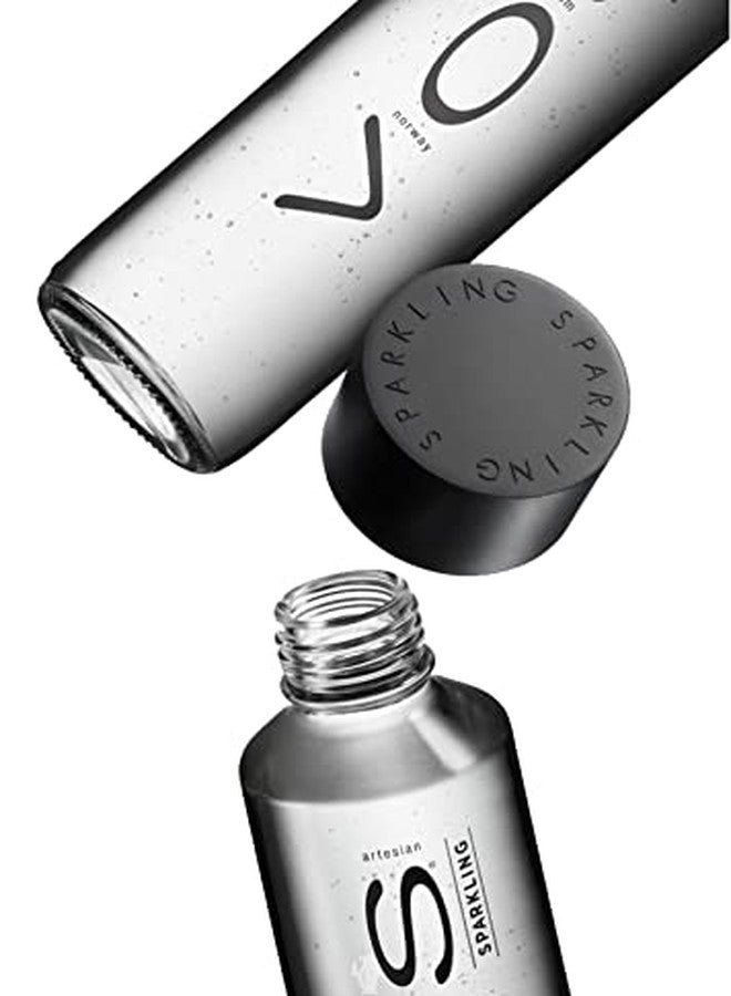 Voss Artesian Sparkling Water Glass Bottle, 375 ml, 12 Pack - Image 2