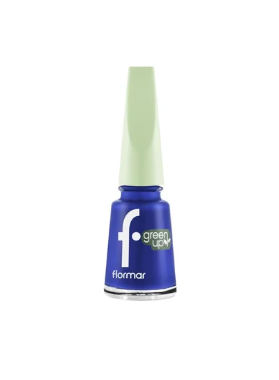 flormar Green Up Nail Enamel - 021 Blue Night Reflection New 021 Blue Night Reflection New