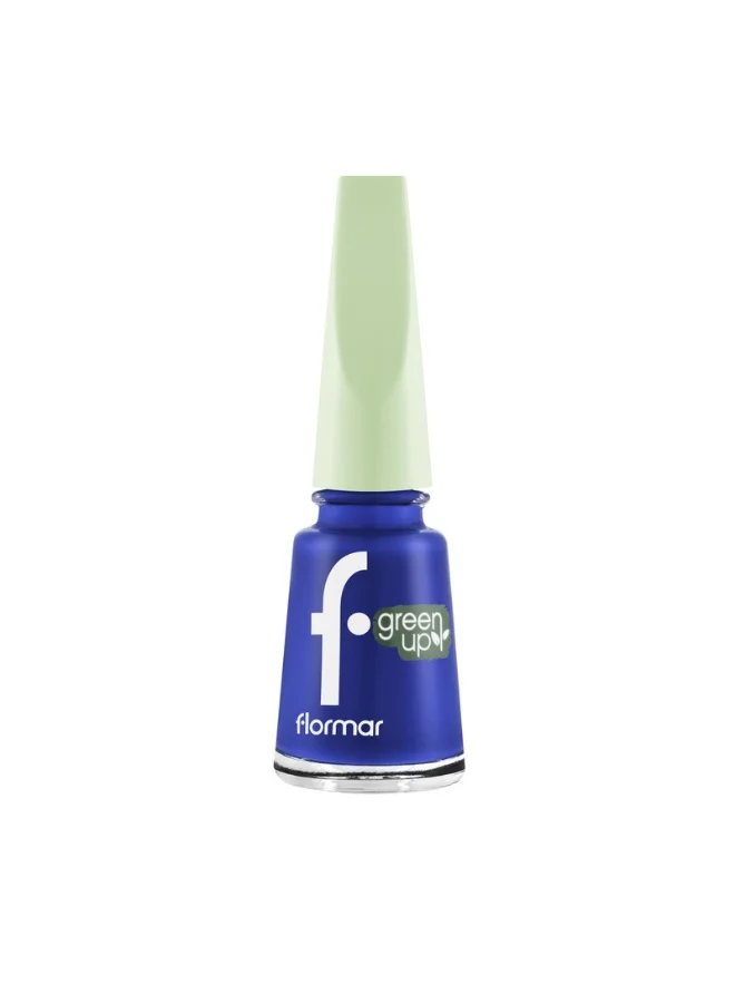 flormar Green Up Nail Enamel - 021 Blue Night Reflection New