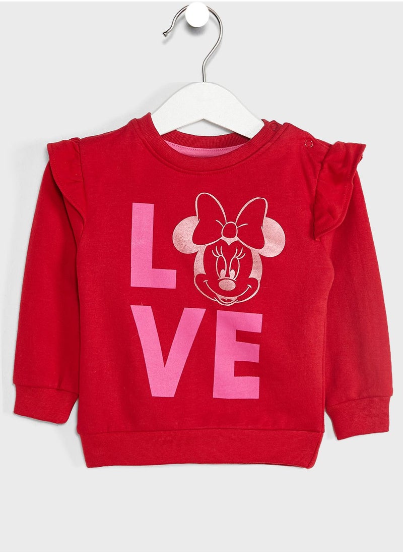 Disney - Infant Minnie Mouse Sweatshirt - Image 1