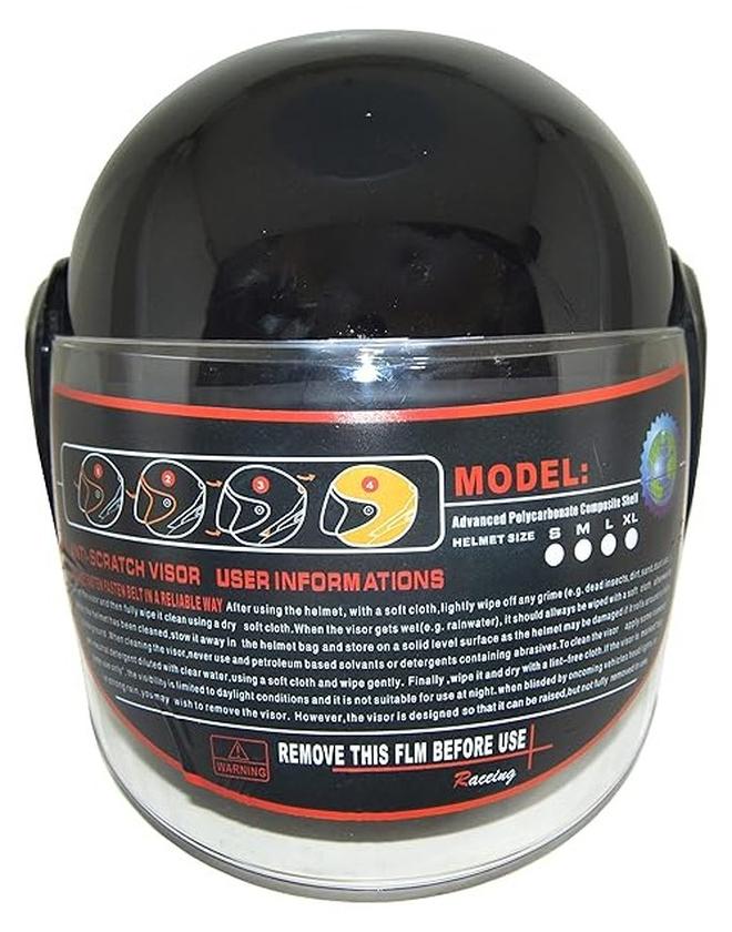 حواء 203 Hawa motorcycle helmet, lined from the inside with a safety belt and a removable transparent cover to protect against sun and dust from Caper Trade - Image 1