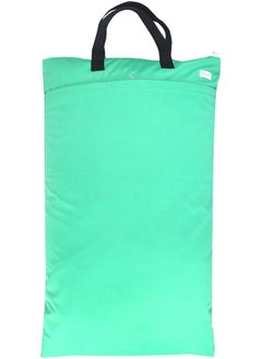 Wegreeco wegreeco Reusable Hanging Wet Dry Cloth Diaper Bag (2 Pack, Jade, Camellia)  - Image 2